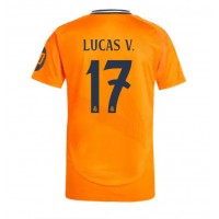 Camiseta Real Madrid Lucas Vazquez #17 Segunda Equipación Replica 2024-25 mangas cortas